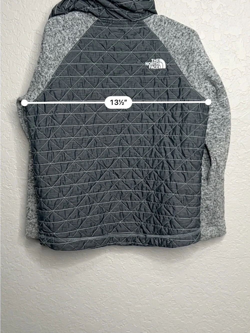 The North Face Toddler Girls Quilted Hooded Jacket Gray Size 6T